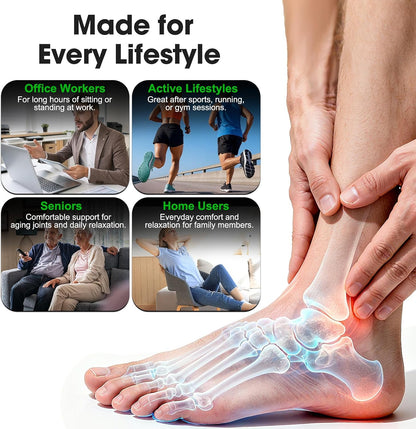 Ankle Massager for Pain Relief, Foot Massager for Neuropathy, FSA Eligible