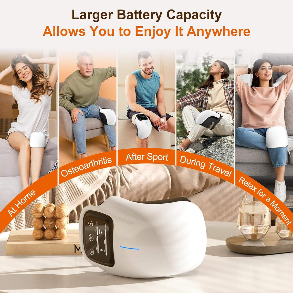 Knee Massager with LED Screen