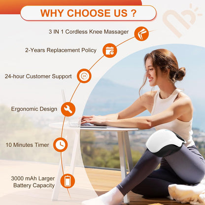 Knee Massager with LED Screen