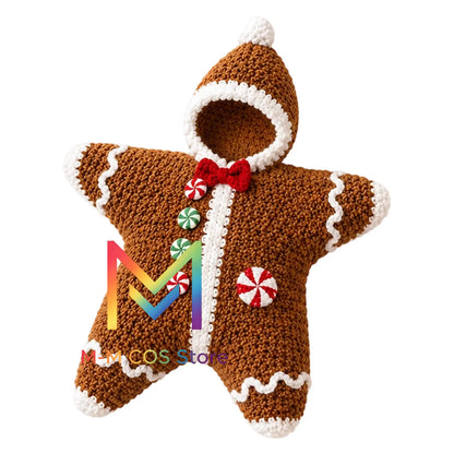 2026 New Seal Star Comfort Baby Rompers Christmas Baby Cartoon Knitted Cute Rompers for Halloween Cos Boys and Girls