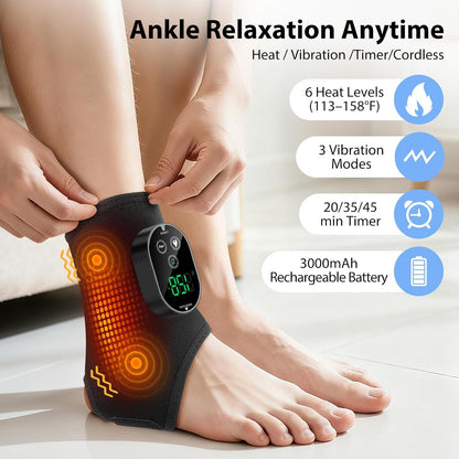 Ankle Massager for Pain Relief, Foot Massager for Neuropathy, FSA Eligible
